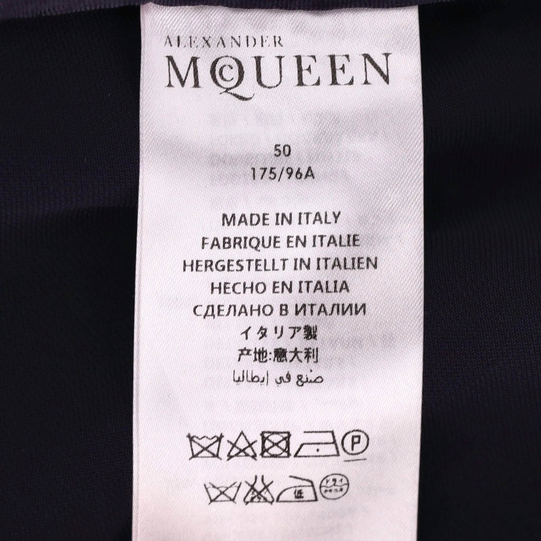 Alexander McQueen Track Jacket. Size 50IT