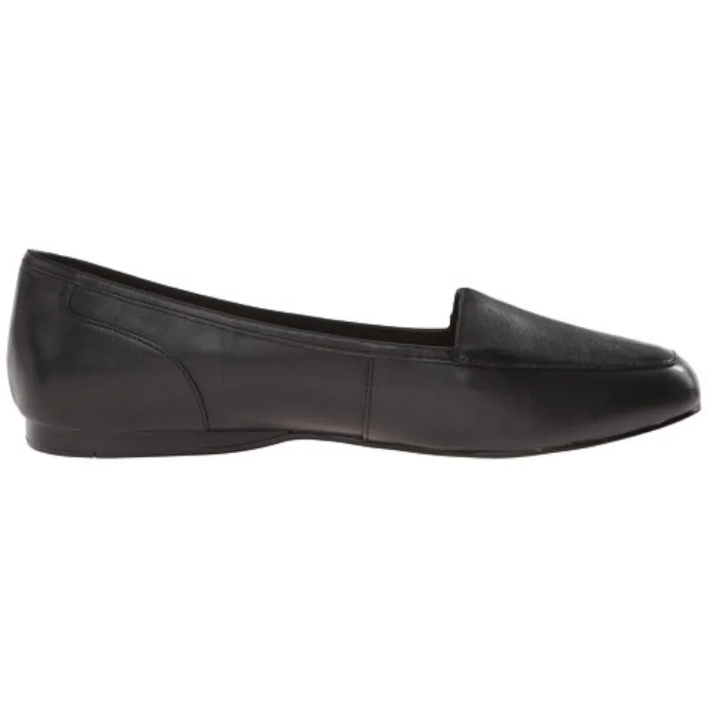 Bandolino Liberty Black Leather Loafer Flat