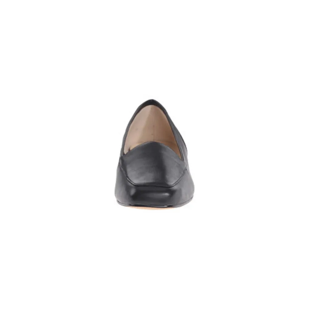 Bandolino Liberty Black Leather Loafer Flat