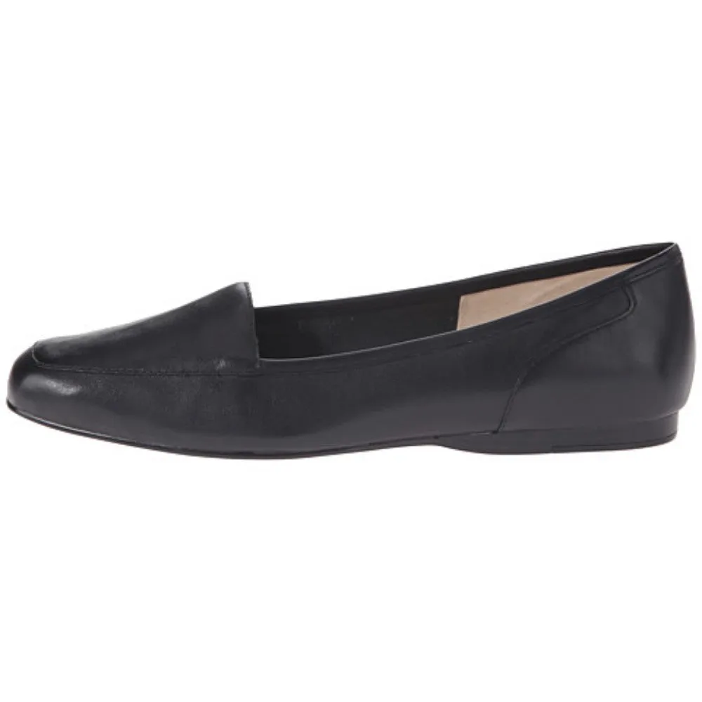 Bandolino Liberty Black Leather Loafer Flat