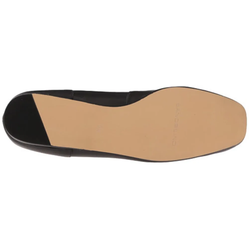 Bandolino Liberty Black Leather Loafer Flat