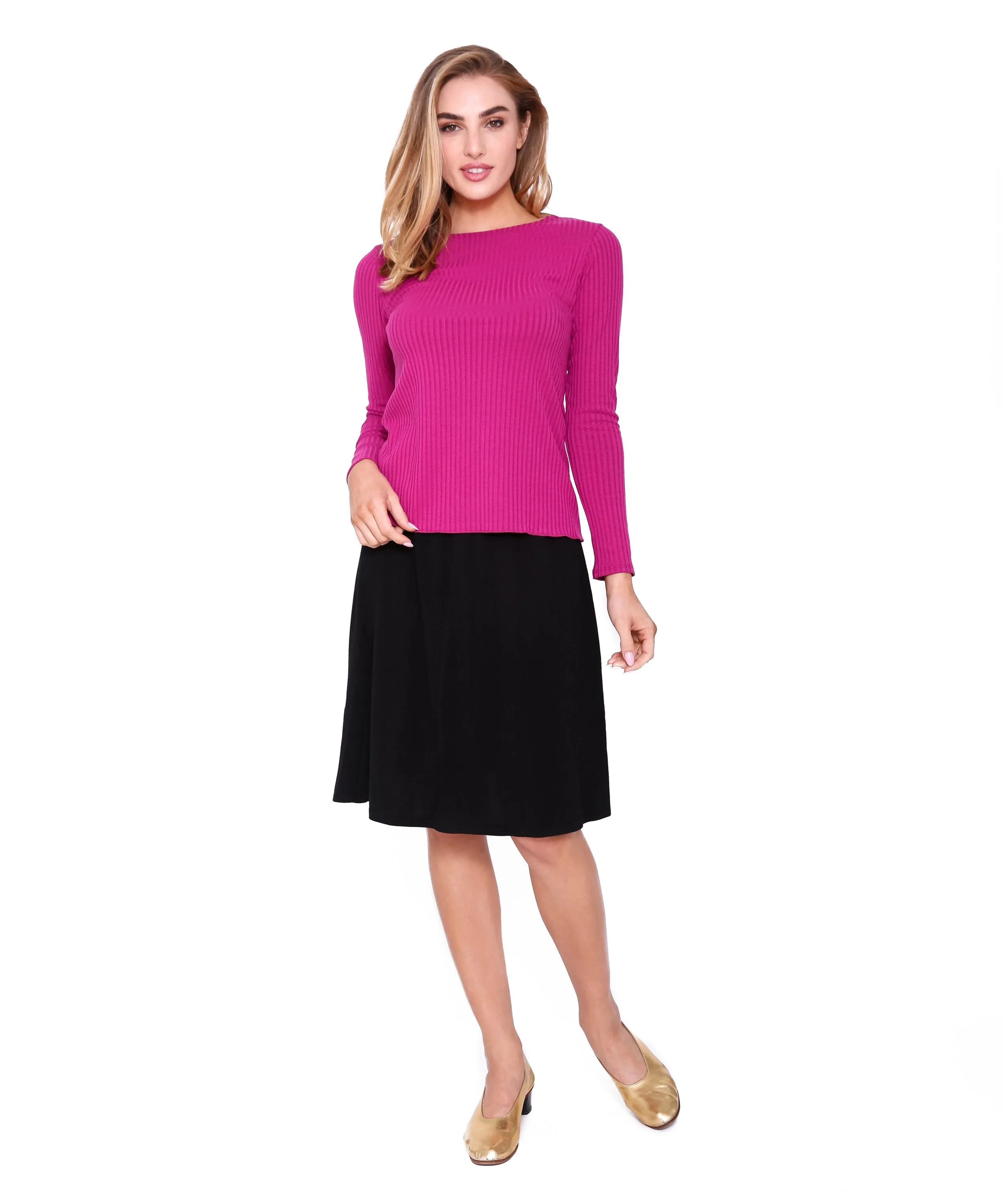 Basic Ribbed Long Sleeve T