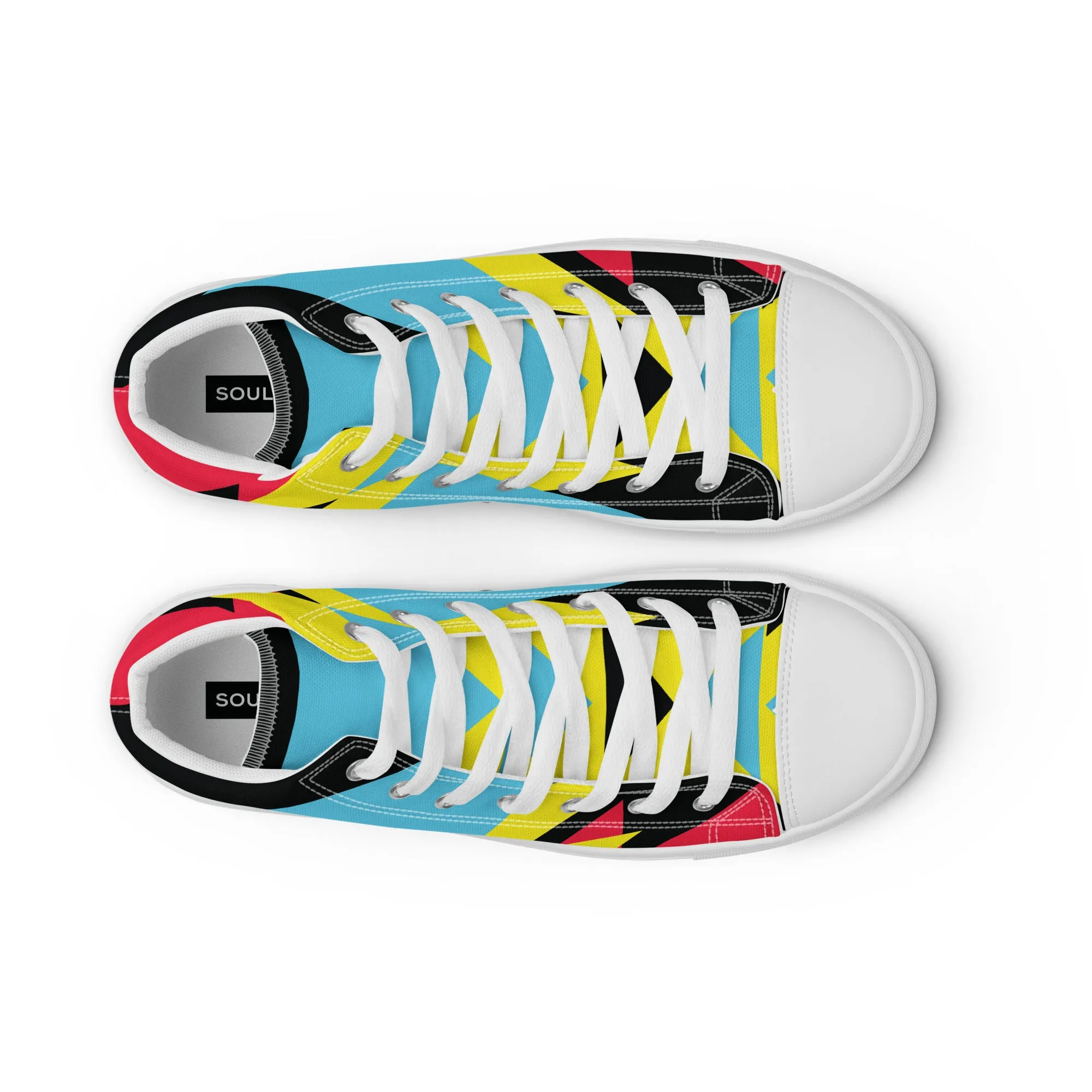 BE BRAVE Women’s High Top Canvas Shoes