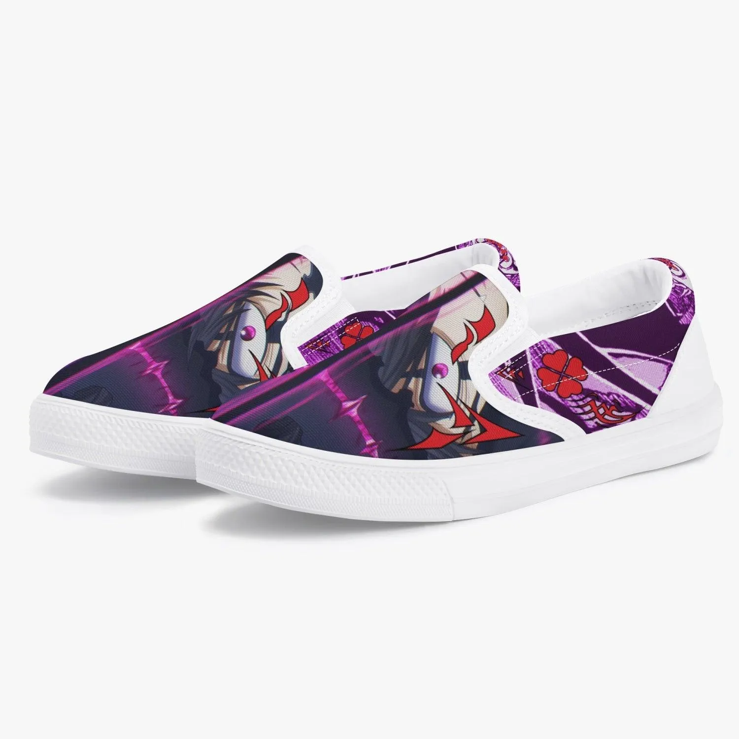 Black Clover Asta Kids Slip-Ons Anime Shoes