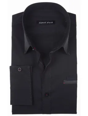 BLACK DESIGNED SHIRT