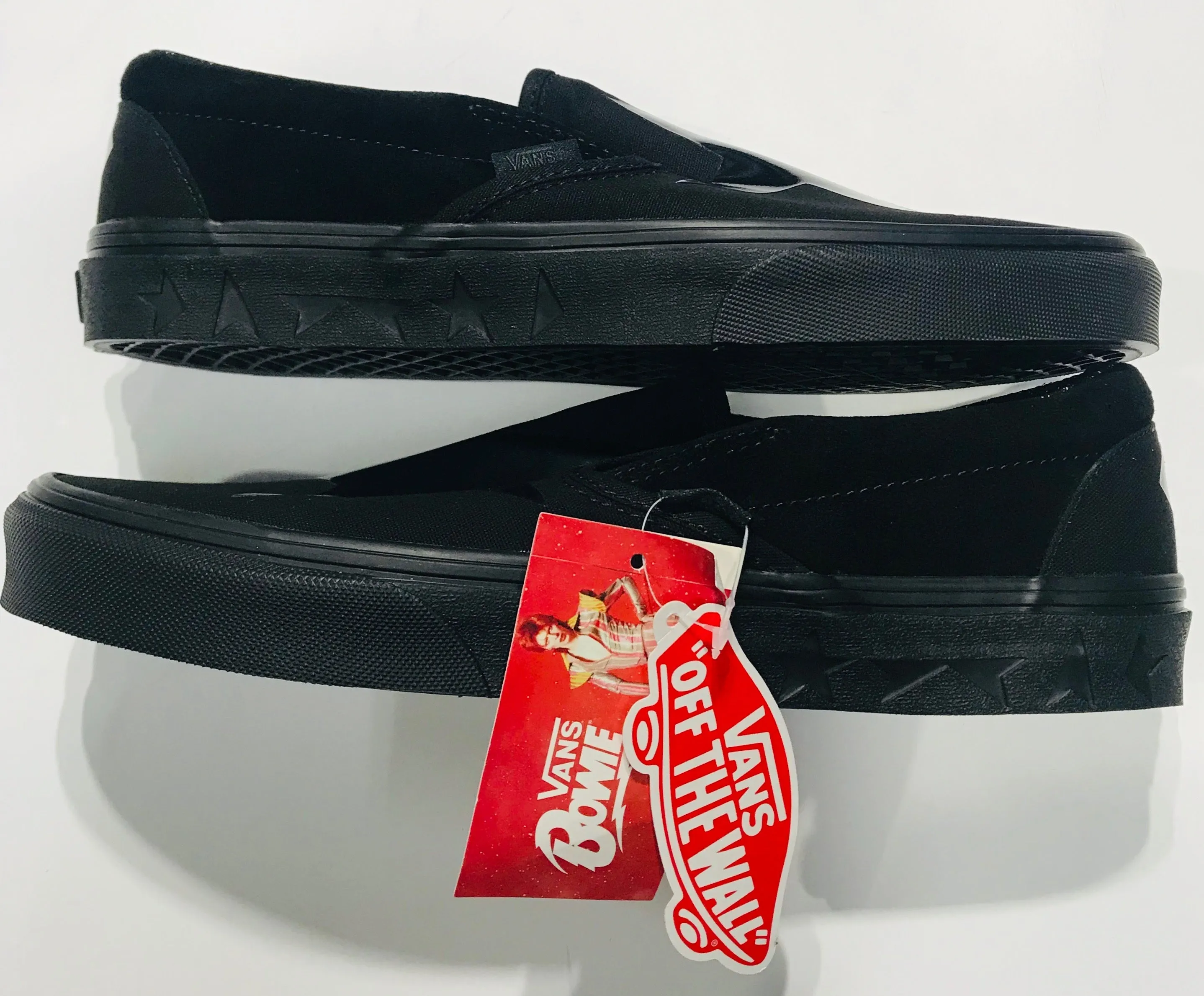 Bowie Vans Classic Slip - on Black star Black VNOA38F7VLZ