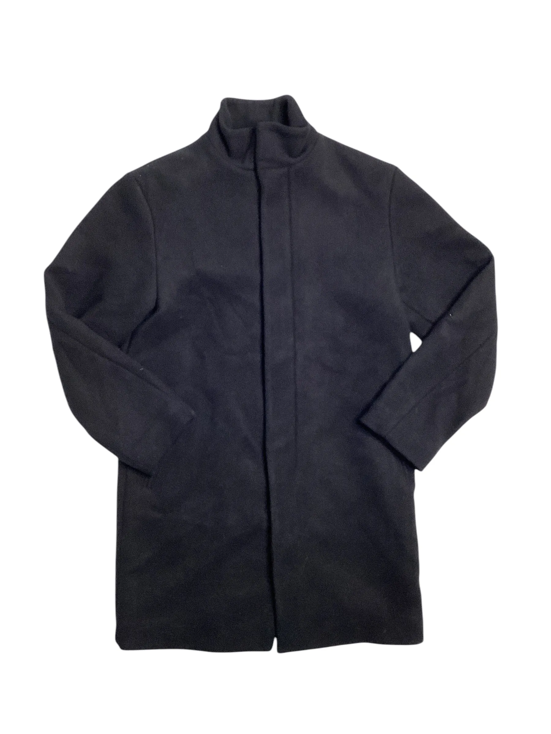 Calvin Klein Mens Modern Fit Wool Car Coat Overcoat 2XL XXL Black