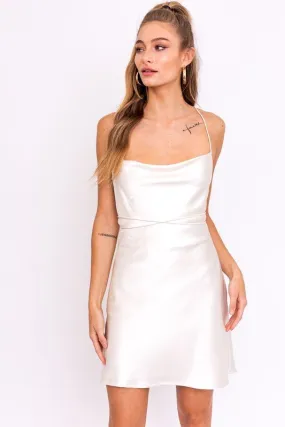 Cowl Neck Slip Dress