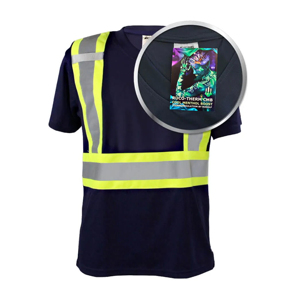 DuraDrive Men's Hi-Vis Cooling Mesh Short Sleeve Safety T-Shirt