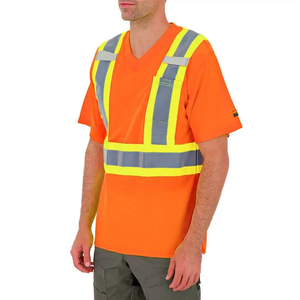 DuraDrive Men's Hi-Vis Cooling Mesh Short Sleeve Safety T-Shirt
