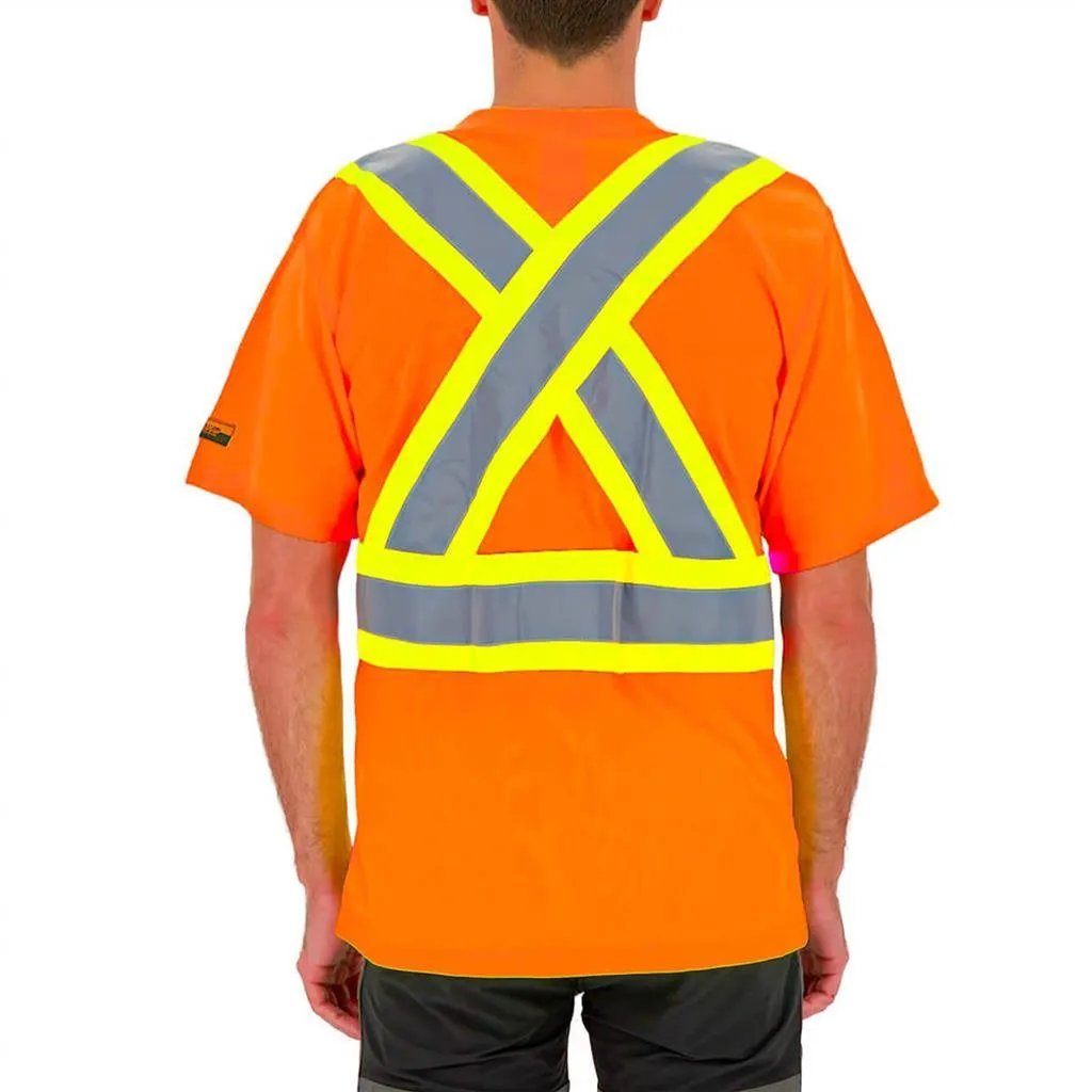 DuraDrive Men's Hi-Vis Cooling Mesh Short Sleeve Safety T-Shirt