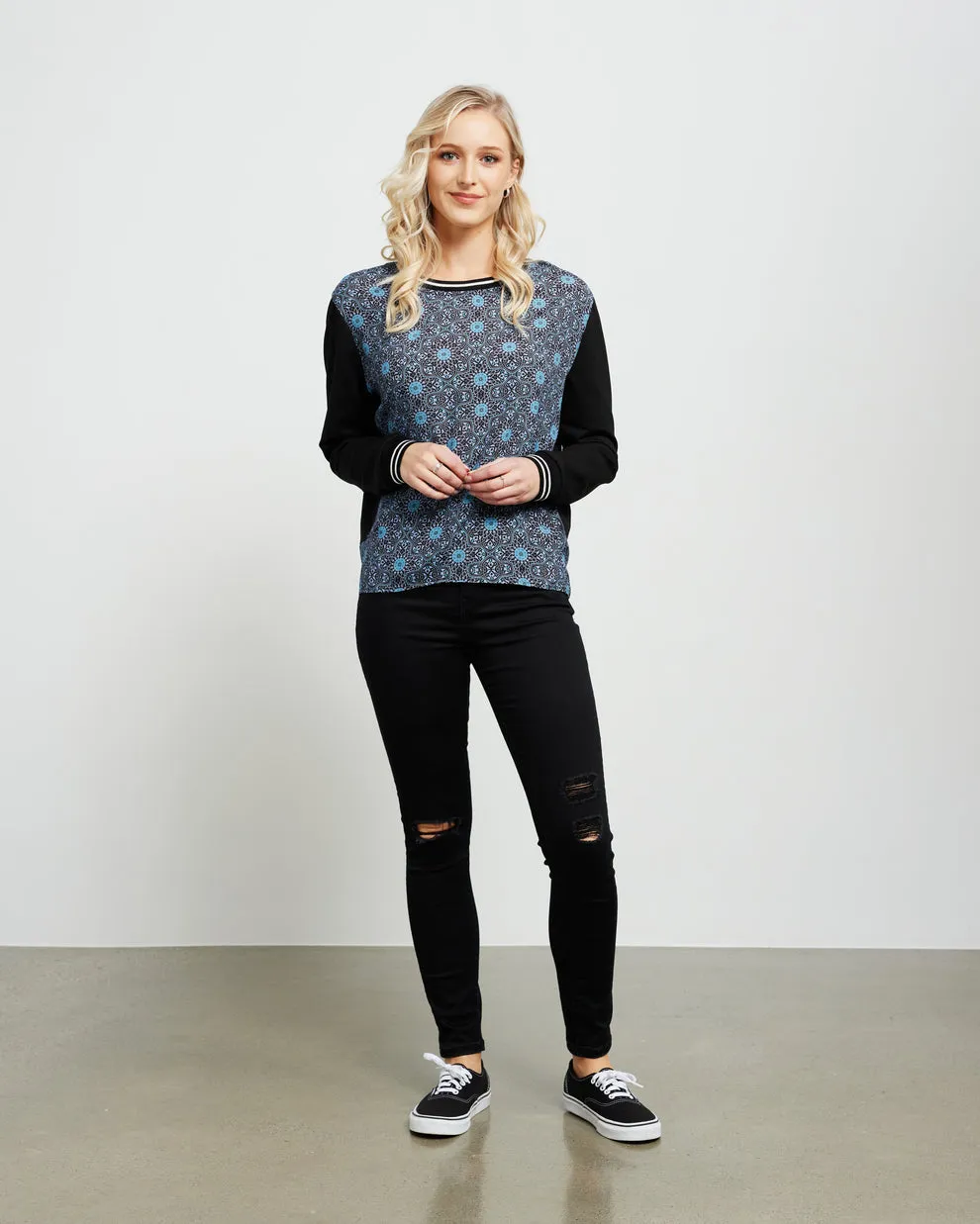 Et Alia Smith Top - Mosaic