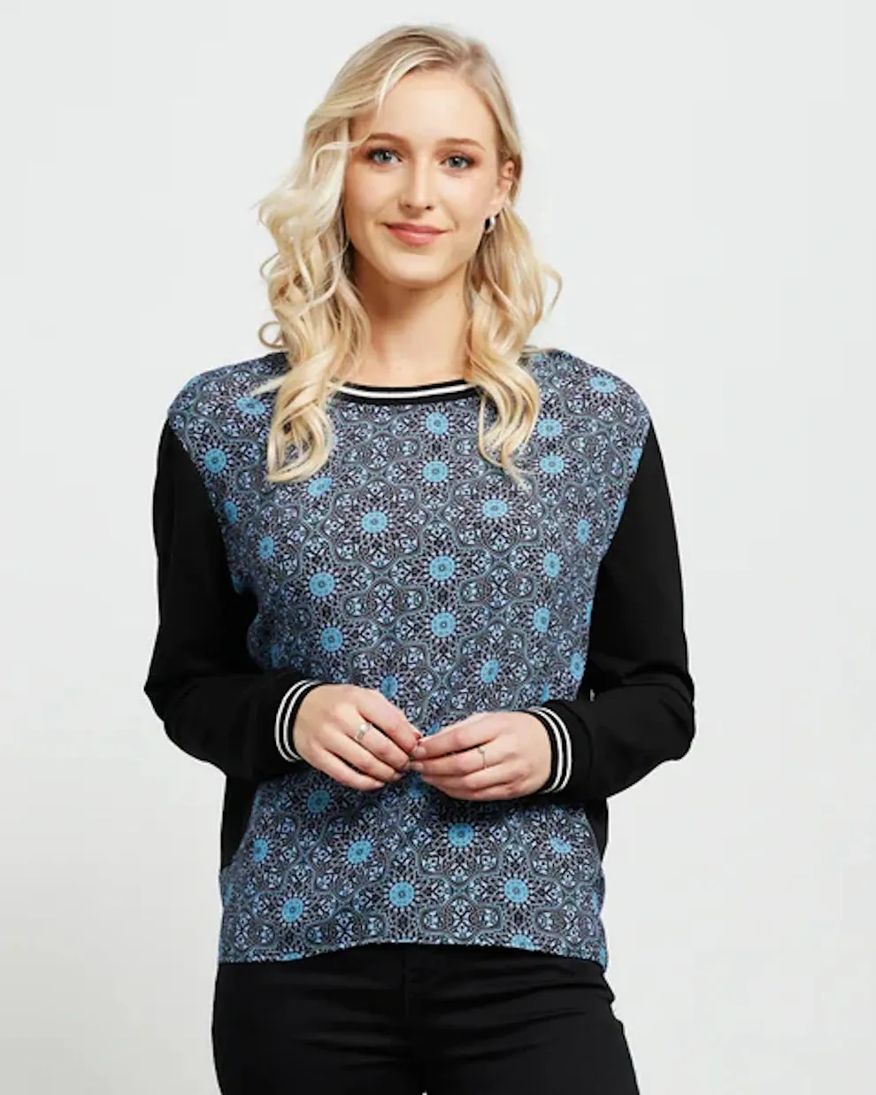 Et Alia Smith Top - Mosaic