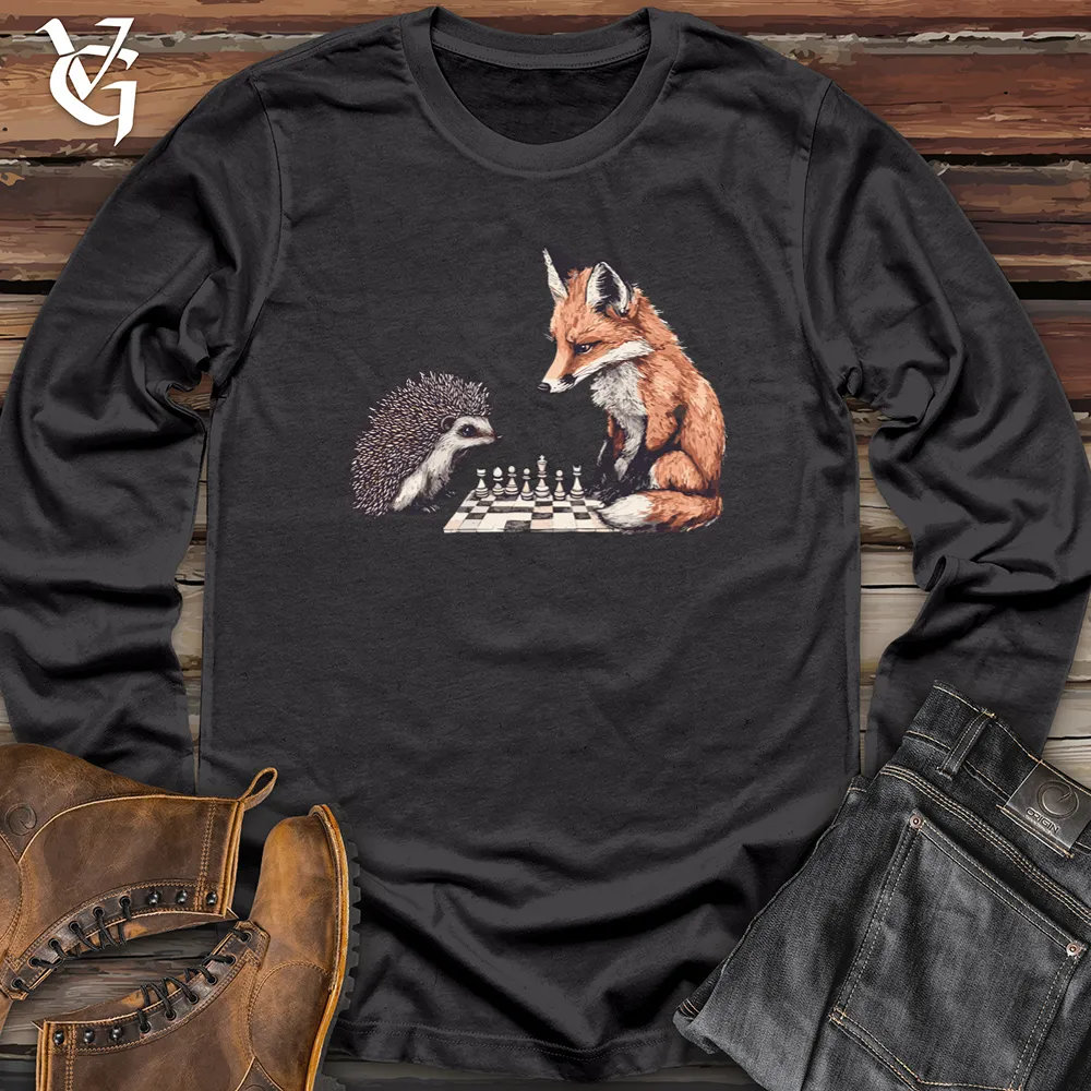 Fox Hedgehog Chess Match Long Sleeve