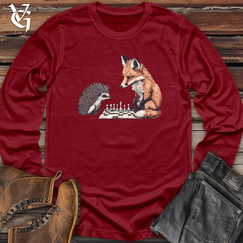 Fox Hedgehog Chess Match Long Sleeve