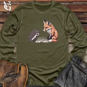 Fox Hedgehog Chess Match Long Sleeve