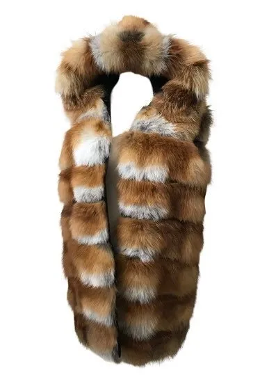 Fur Puffer Parka With Hood Parka With Hood Coat women’s fox fur 2 in 1