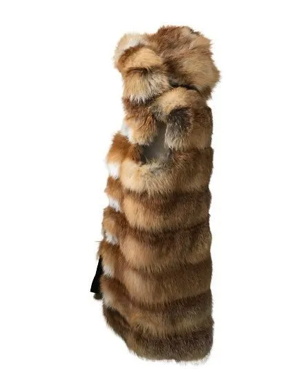 Fur Puffer Parka With Hood Parka With Hood Coat women’s fox fur 2 in 1
