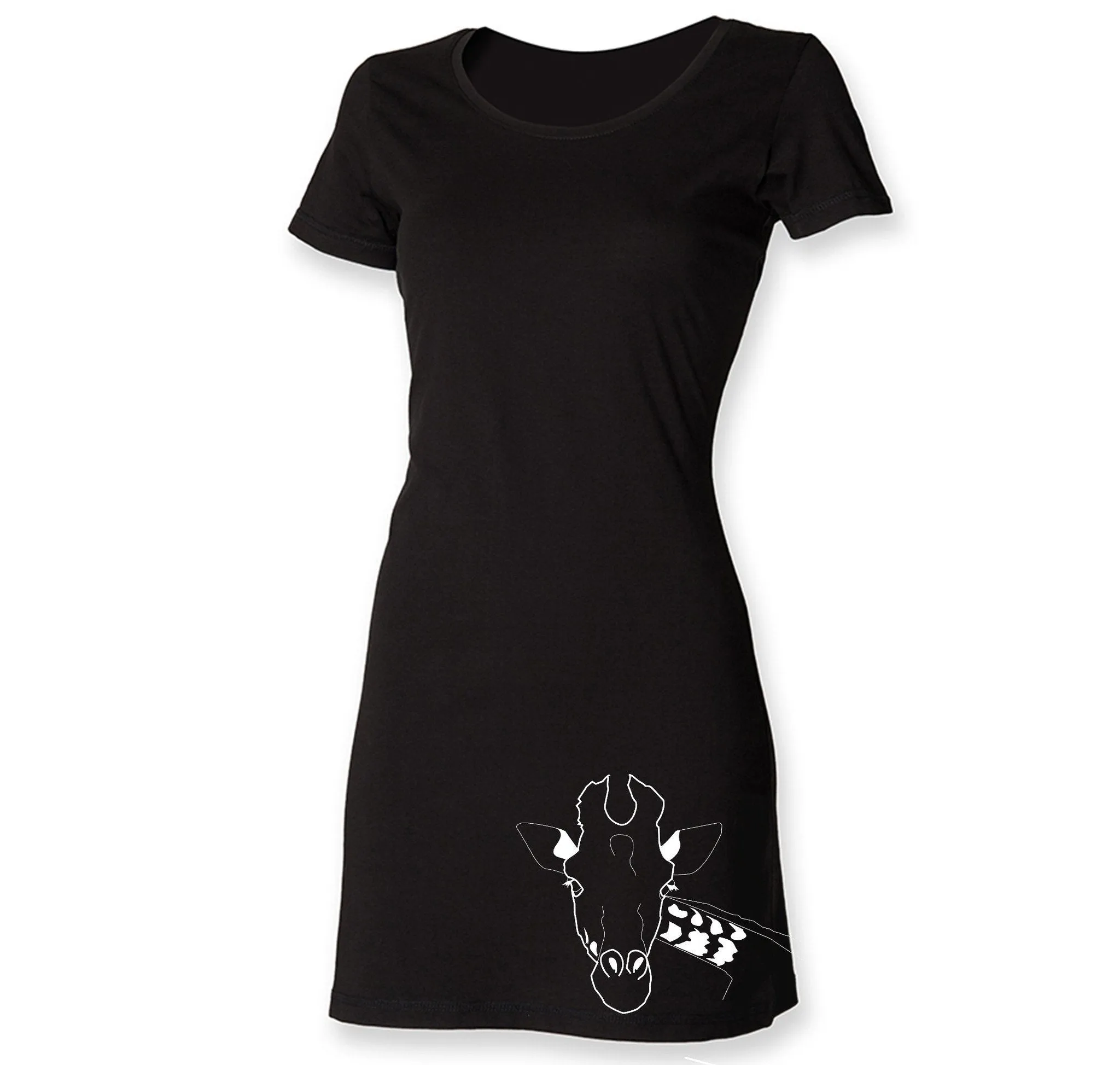 Giraffe t-shirt dress