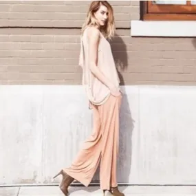 Handmade Slub Knit Twist Back Tank