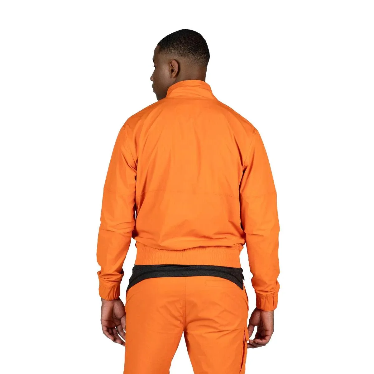 Hexline Slim Fit Track Jacket Orange