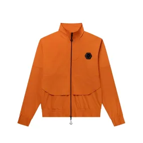 Hexline Slim Fit Track Jacket Orange