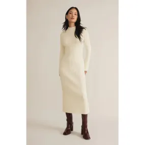 Kass Mock Neck Midi Dress