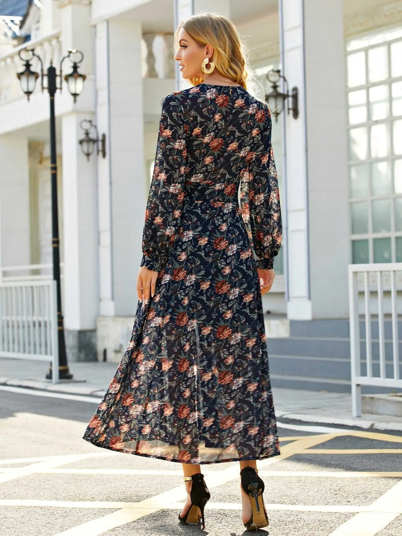 KittenAlarm - Ladies Bohemian Style High Waist Long Skirt Sexy Elegant Skirt