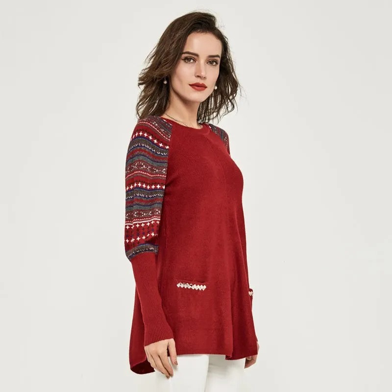 Knitted Mini Dress With Pockets