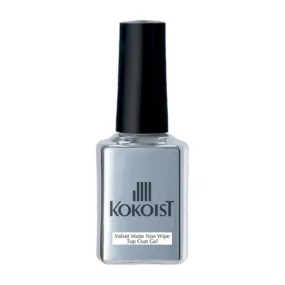 Kokoist Gel Top Coat - Non-Wipe Velvet Matte 15mL #W2