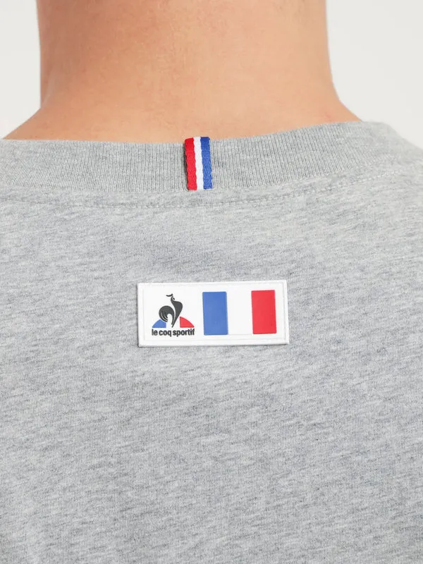 Le Coq Sportif Collegiate Tee - Mens - Grey