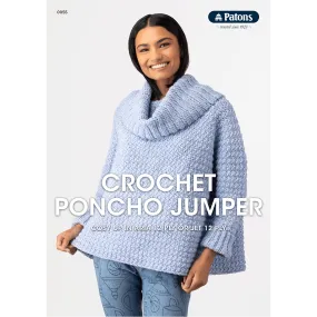 Leaflet 0055 - Patons Crochet Poncho Jumper