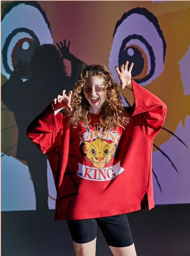 LEDDIN DISNEY COLLECTION LONG SLEEVE T SHIRT WITH GRAPHIC PRINT
