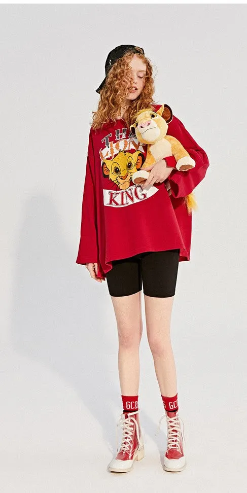 LEDDIN DISNEY COLLECTION LONG SLEEVE T SHIRT WITH GRAPHIC PRINT