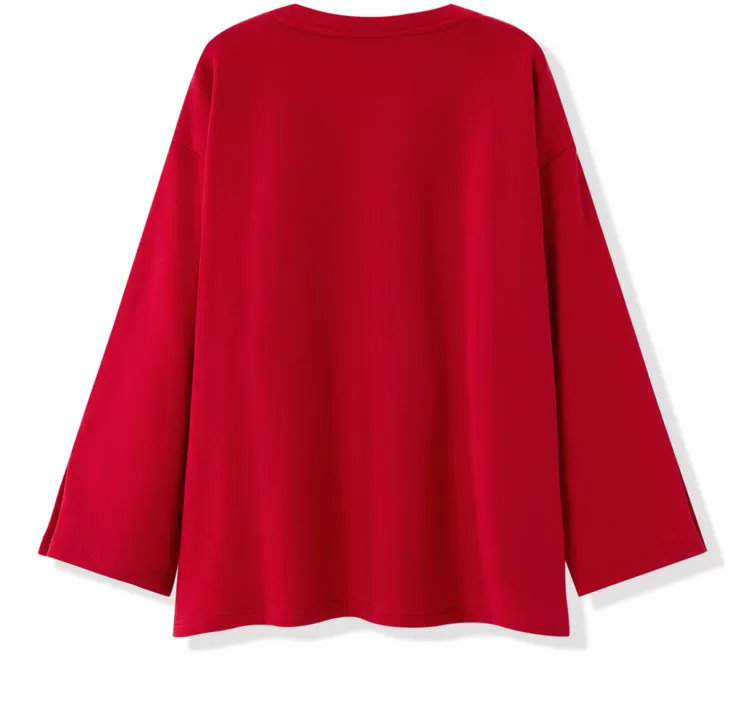 LEDDIN DISNEY COLLECTION LONG SLEEVE T SHIRT WITH GRAPHIC PRINT