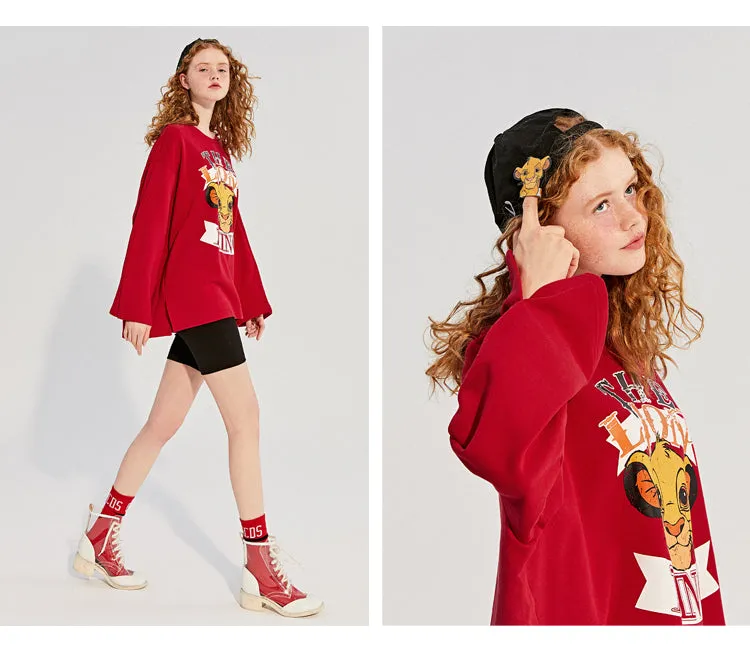 LEDDIN DISNEY COLLECTION LONG SLEEVE T SHIRT WITH GRAPHIC PRINT