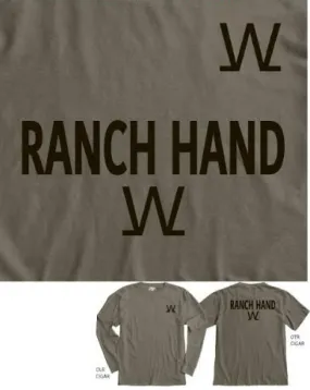 Long Sleeve Dyed Ringspun Cigar Ranch Hand T-Shirt