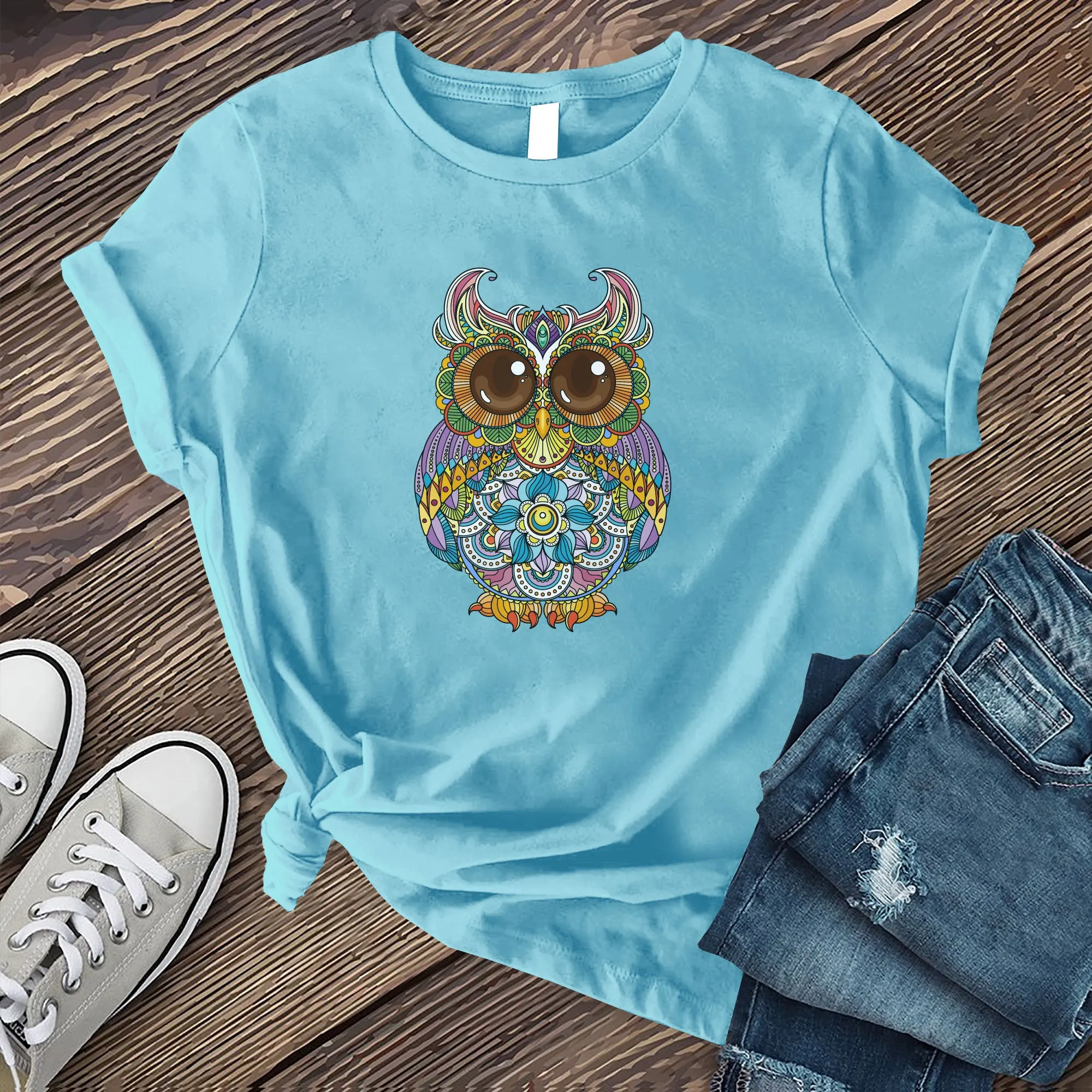 Mandala Owl T-shirt