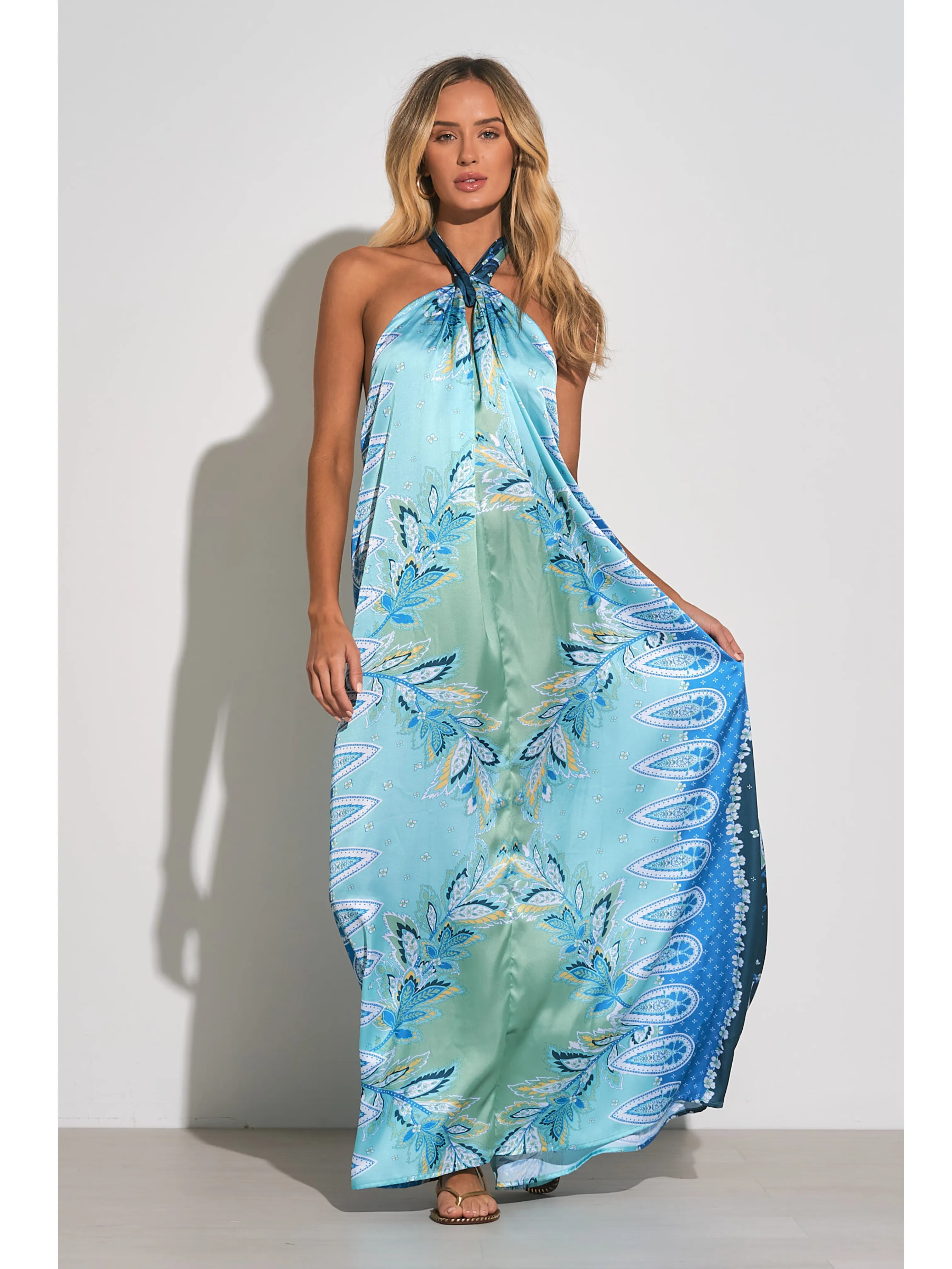 Maxi Halter Dress