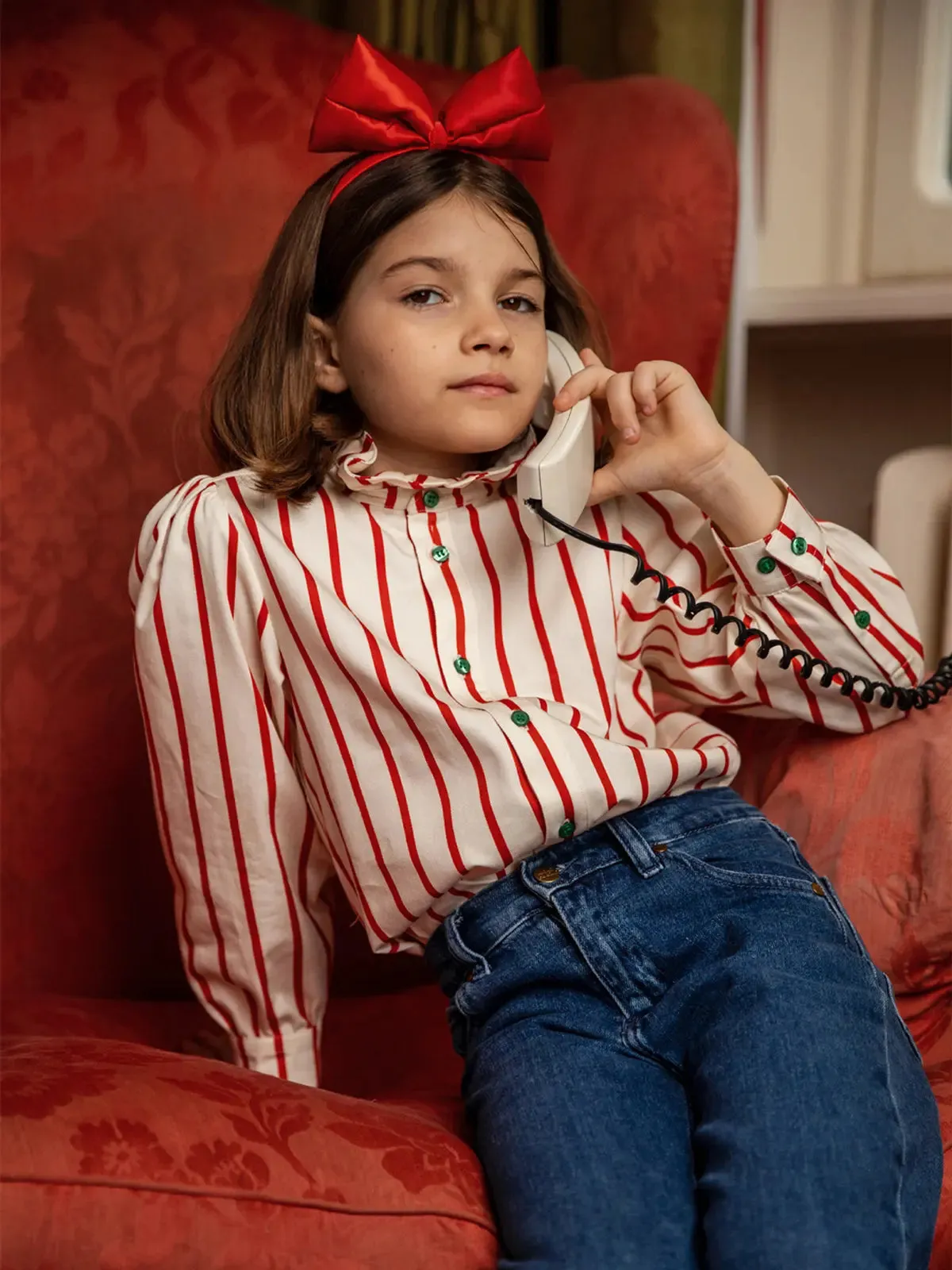 MINI RODINI WOVEN BLOUSE