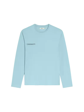 PPRMINT™ Organic Cotton Long Sleeve T-shirt Core—celestial blue