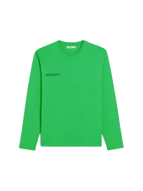 PPRMINT™ Organic Cotton Long Sleeve T-shirt Core—jade green