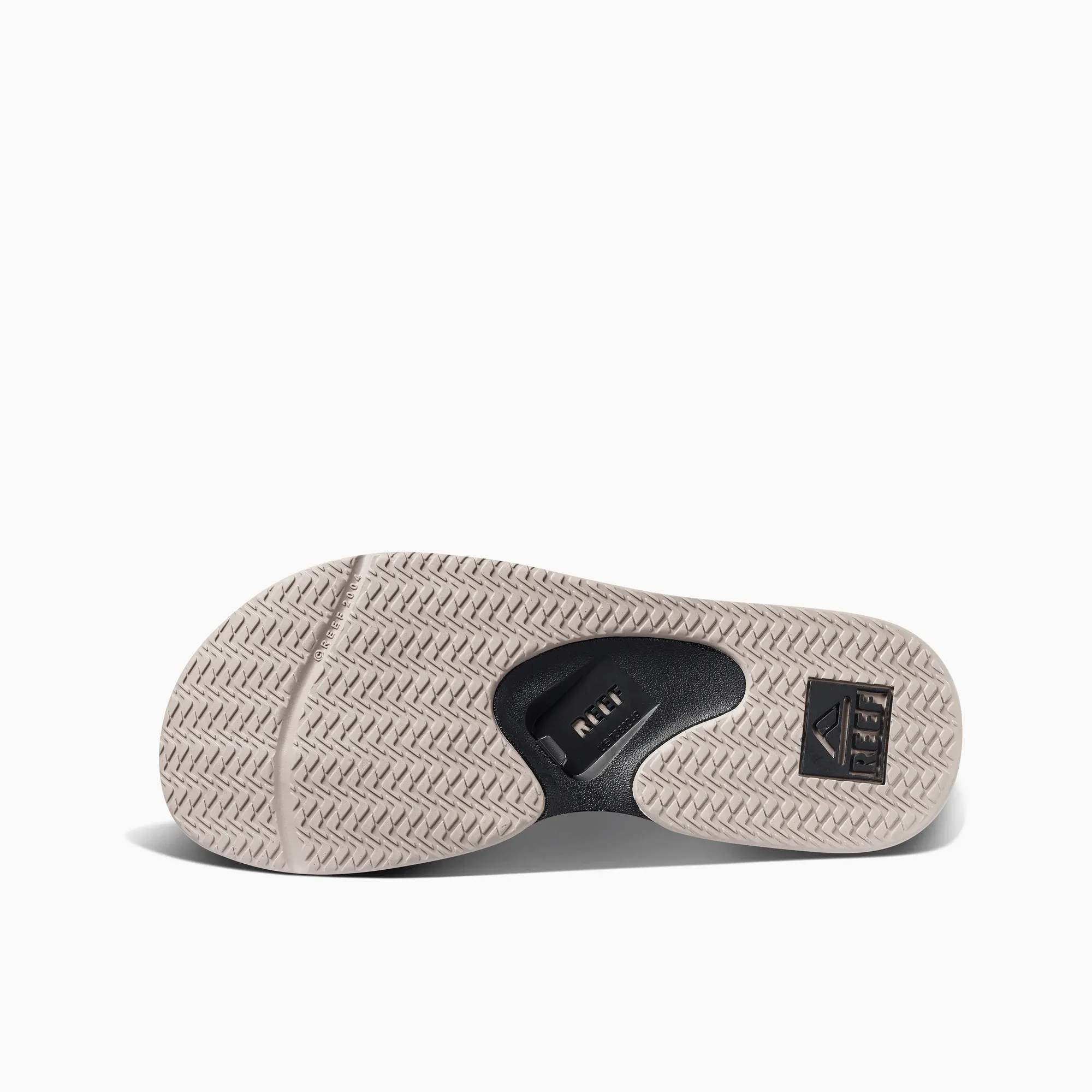 Reef Men's Fanning Flips- Black/ Taupe Fade