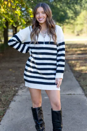 Saint Striped Sweater Dress