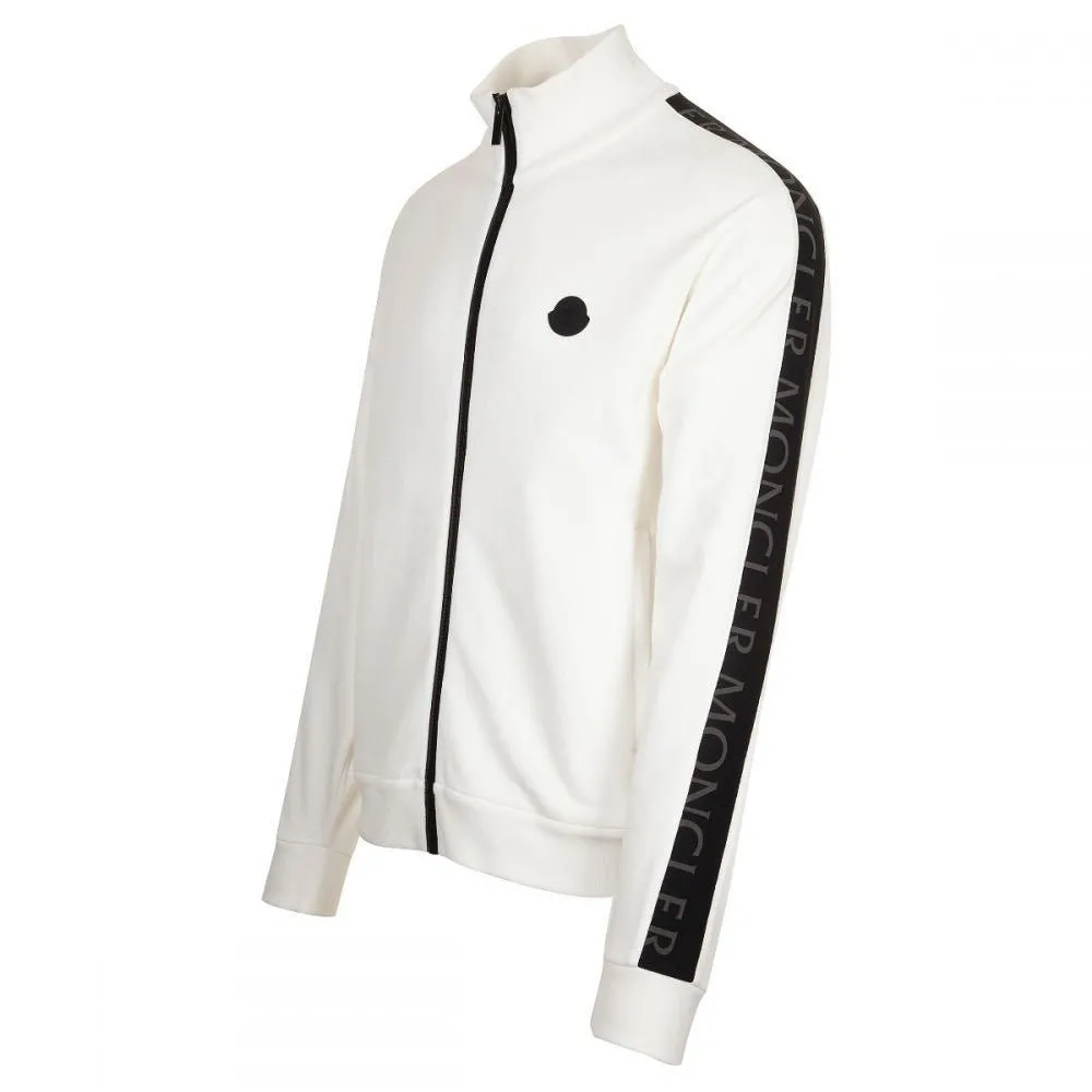 Track Jacket White & Black