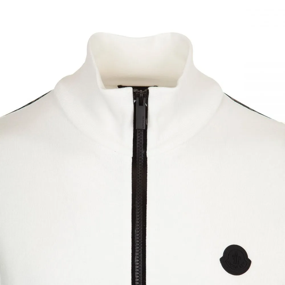 Track Jacket White & Black