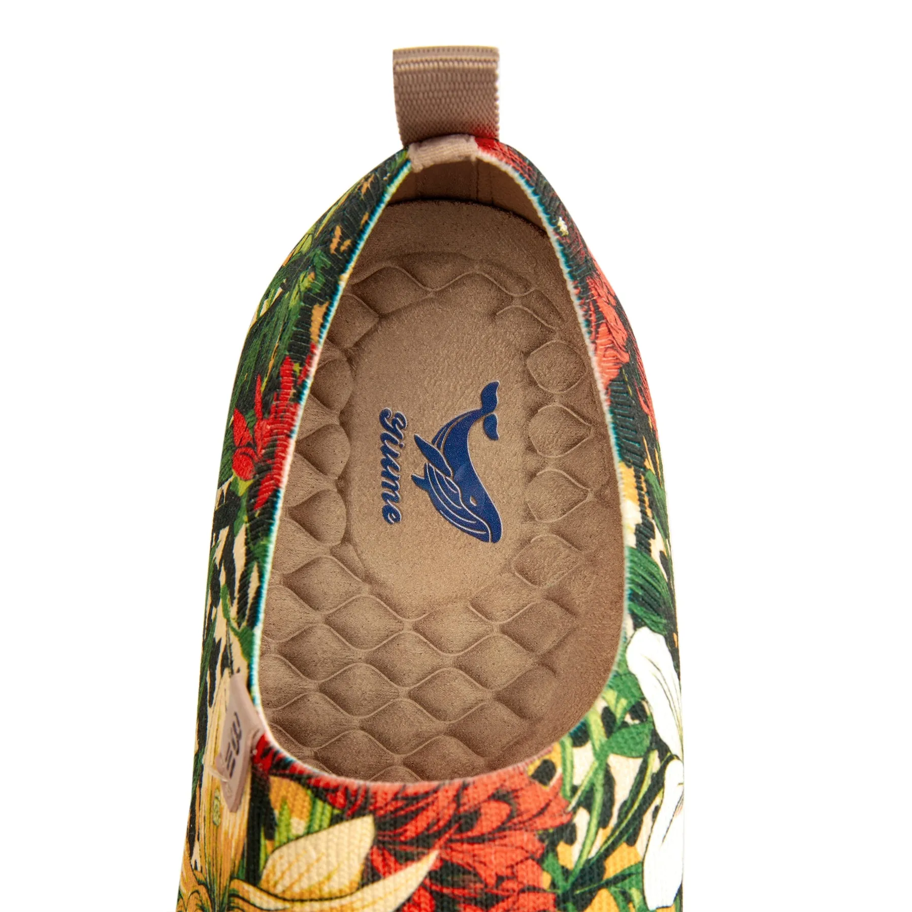 Tropical Harmony Women's Slip-On Shoes Painted Canvas Sneakers