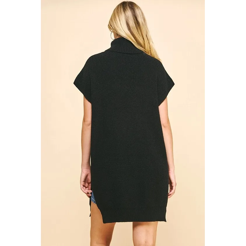 Turtle Neck Sweater Dress