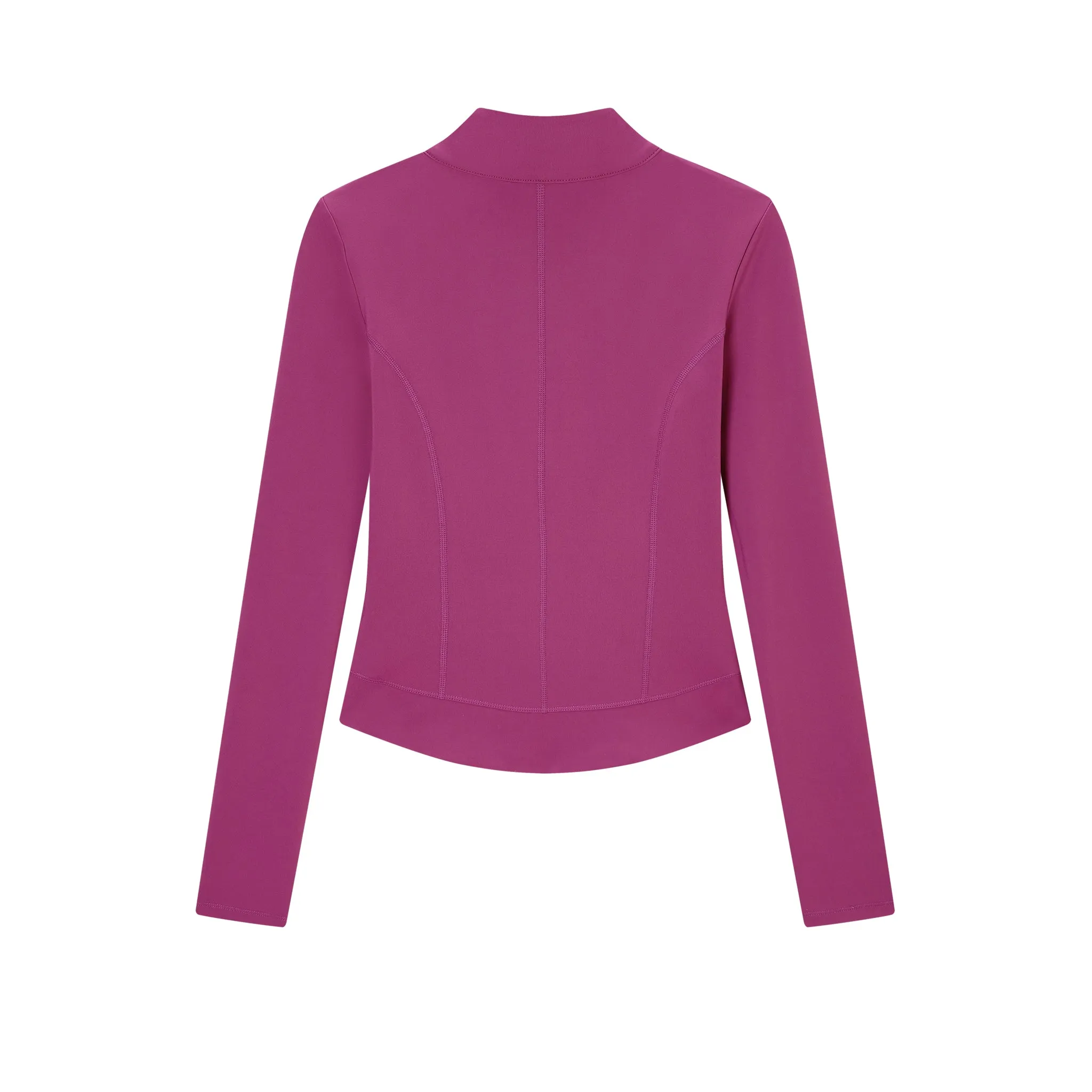 VeluxeFit Slim Velvet Yoga Jacket – High-End Pilates & Fitness
