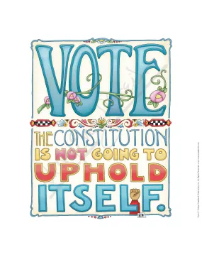 Vote II Fine Art Print